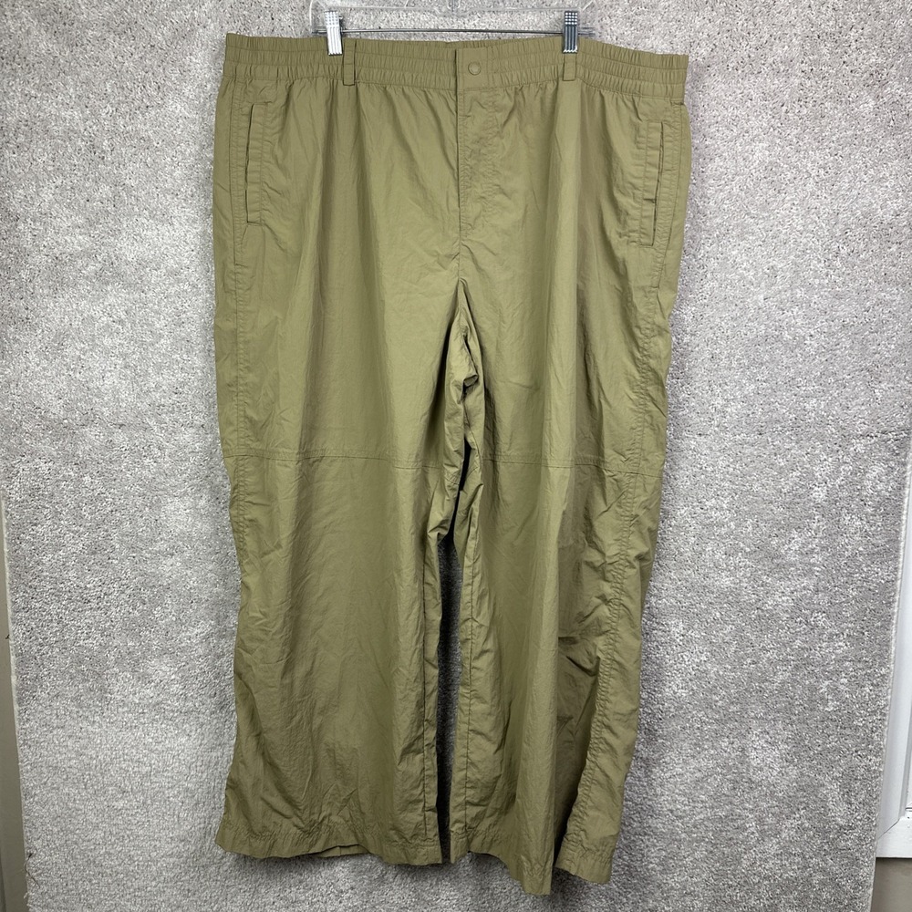 Aerie Offline Wide Leg Nylon‎ Swishy Pants Women's XXL Tan Beige